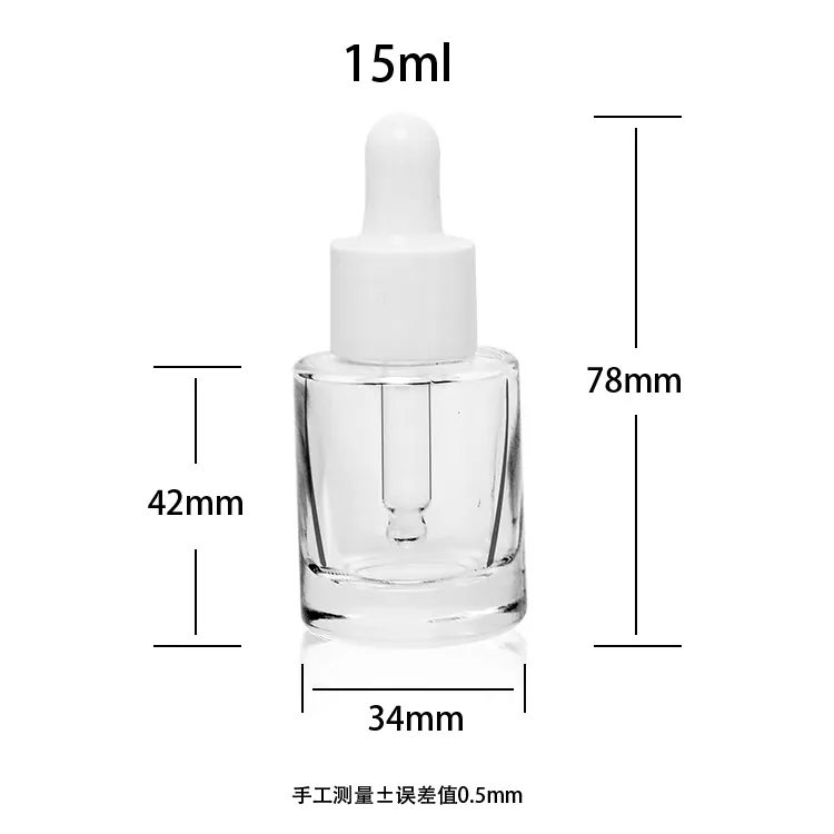 15ml serum bottle size
