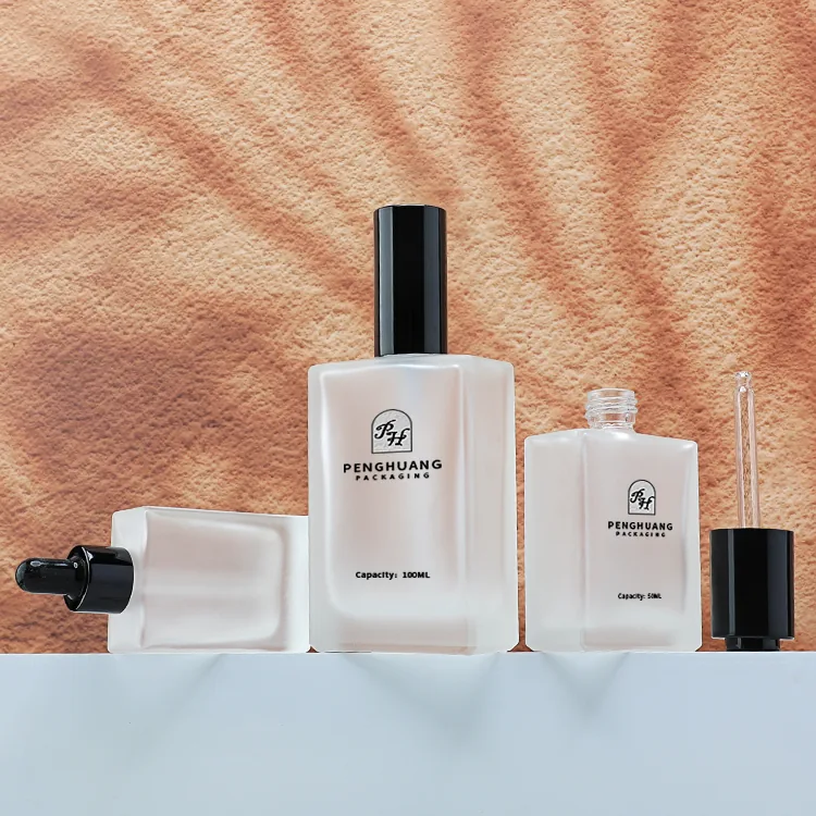 30ml 50ml 100ml frosted glass bottle