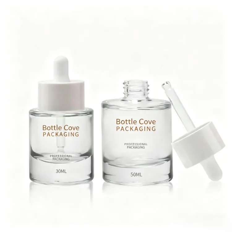 30ml 50ml glass bottle with dropper